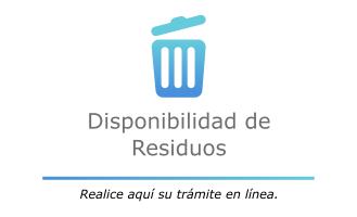 Servicios - Disponibilidad de residuos